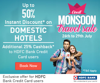 HDFC Sale on Dometsic Hotels
