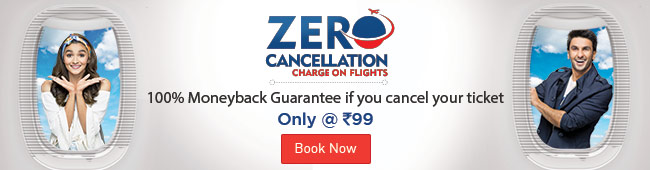Zero Cancellation Charge on Flights!