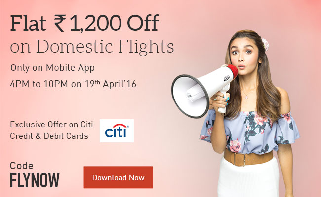 Trippy Tuesday: Rs.1200 Cashback on Domestic Flights.