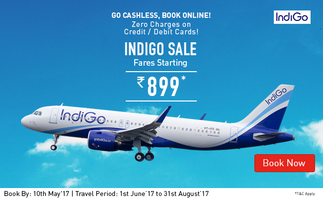 IndiGo Sale - Fares Starting at Rs.899* Only